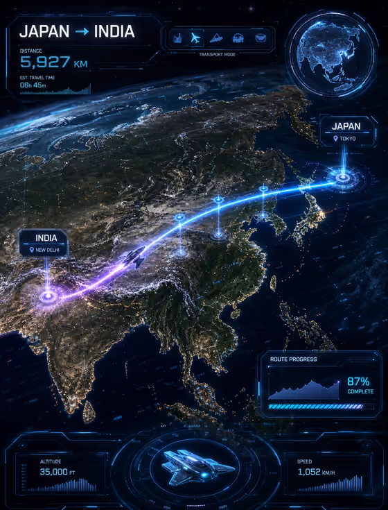 Sci-Fi Travel Route