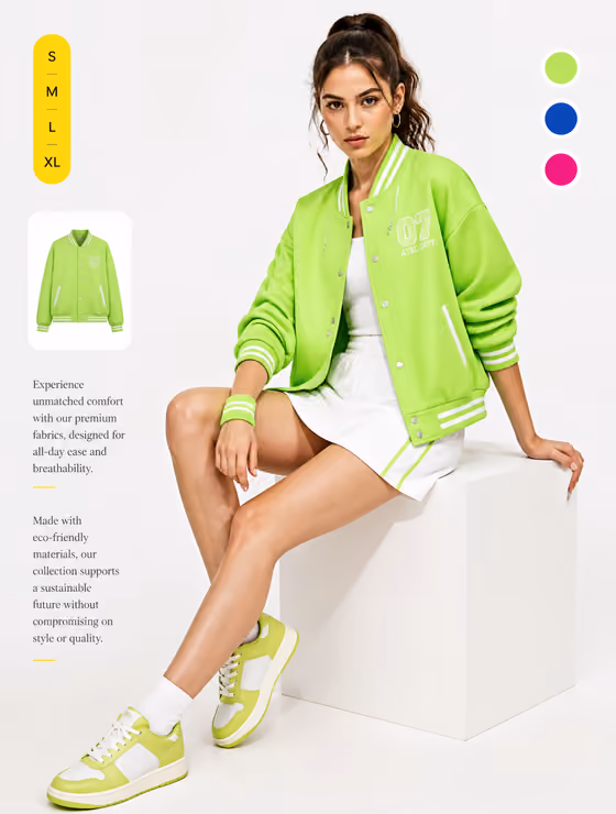 Fluorescent Fashion Ad