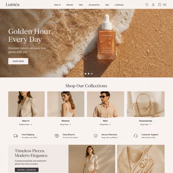 Fashion E-Commerce Showcase