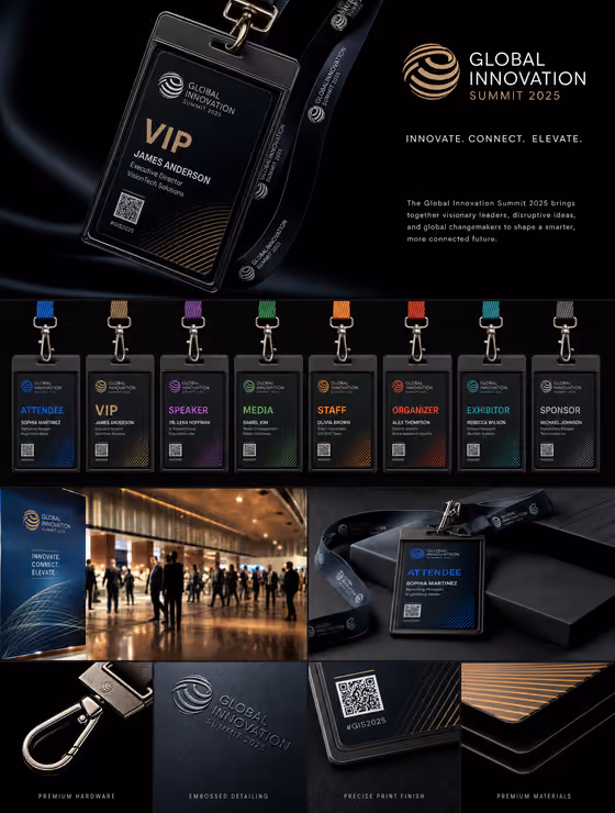 Badge & Lanyard Mockups