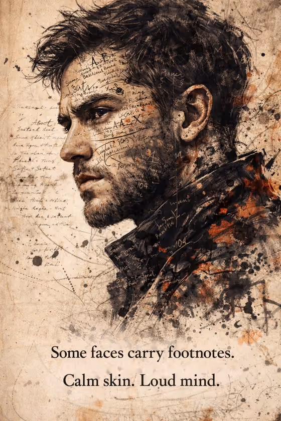 Ink Glyph Portrait