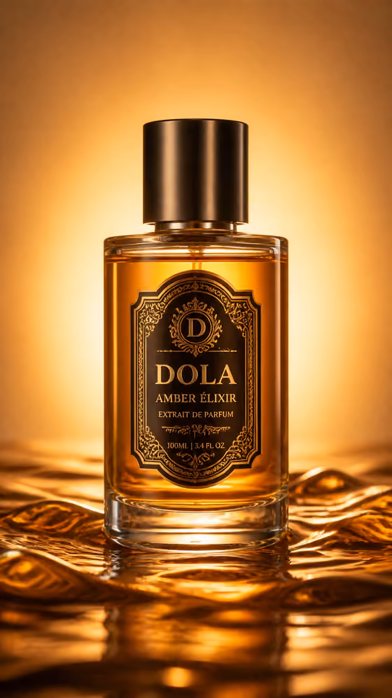 Amber Perfume Bottle