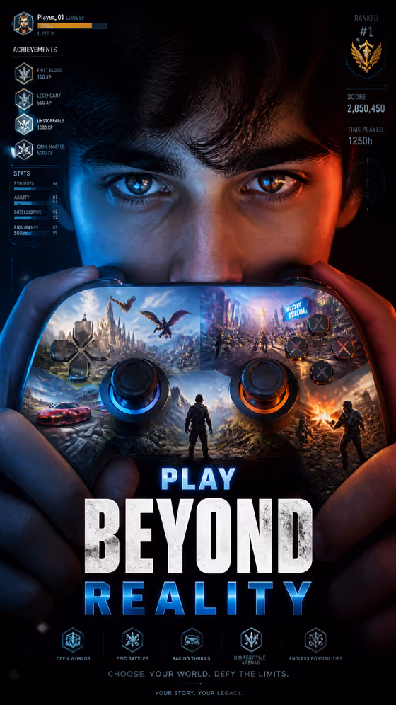 Gaming Reality Poster