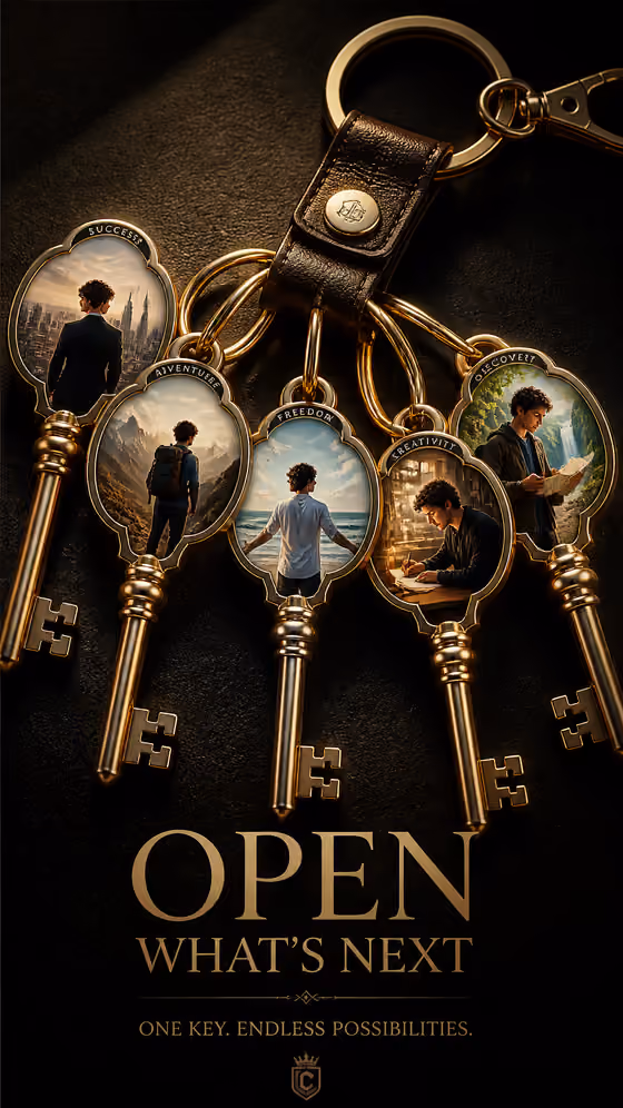 Luxury Keychain Poster template result