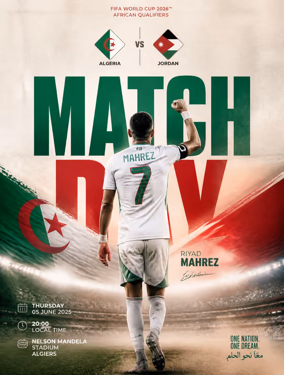 Match Day Poster template result