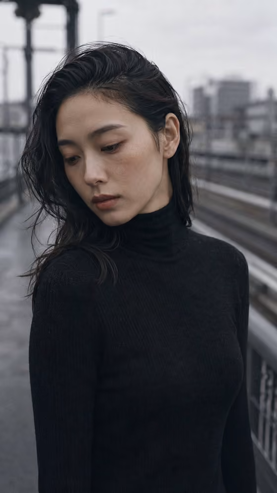 Overcast Platform Portrait