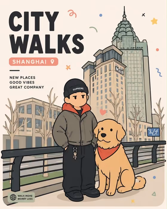 Flat-Vector Poster Pals
