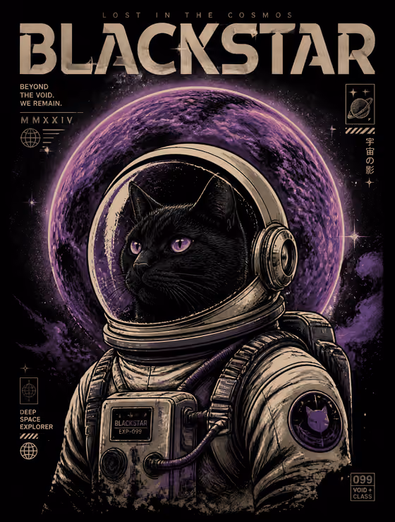 Galaxy Cat Tee