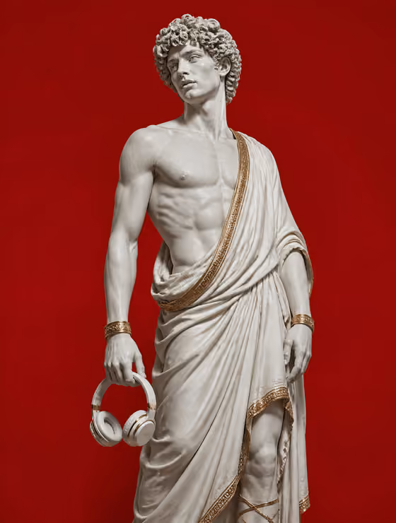 Marble Statue Portrait