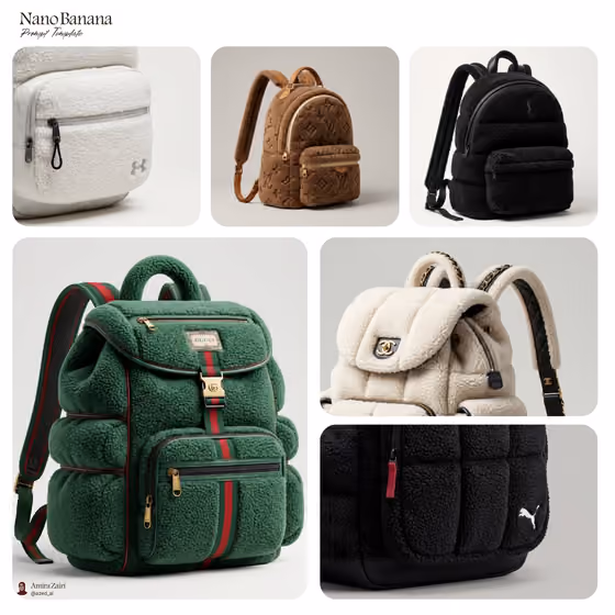 Plush Streetwear Backpack