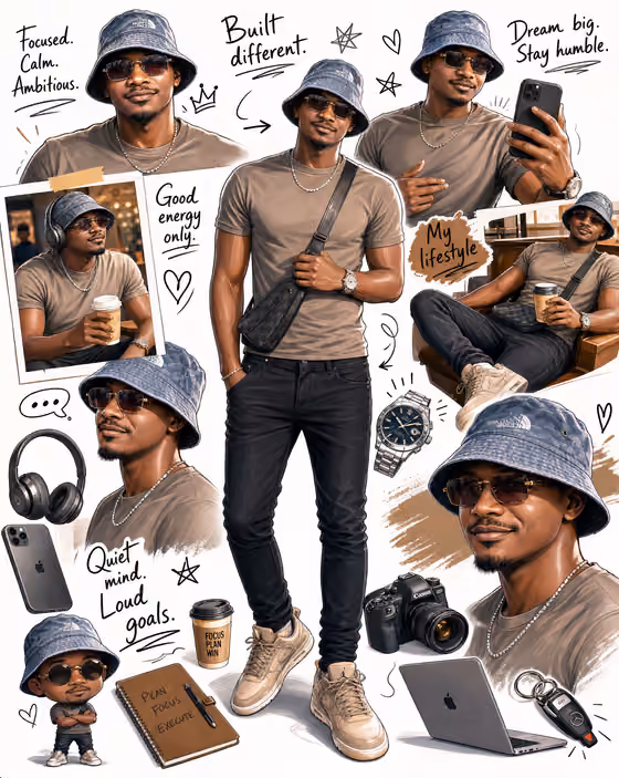 Fashion Mood-Board Collage
