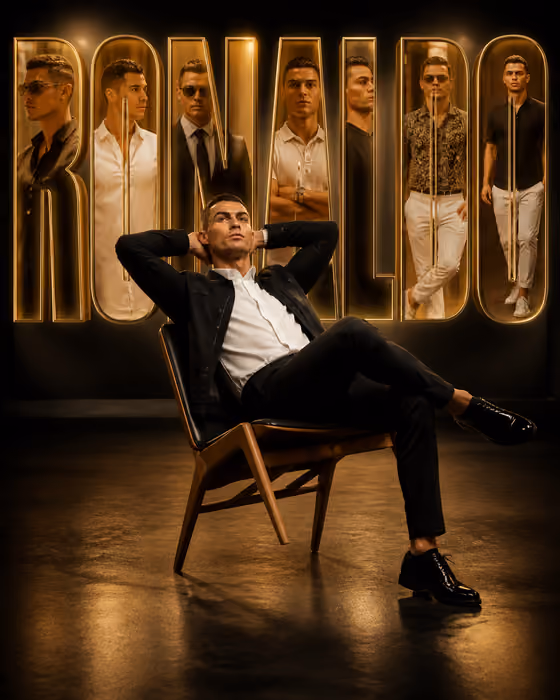 Luxury Name Portrait Poster