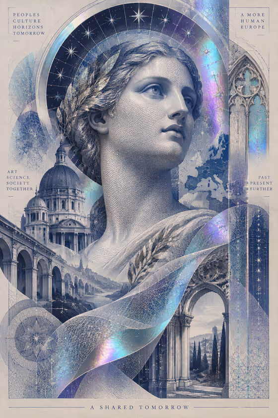 Guilloche Foil Poster