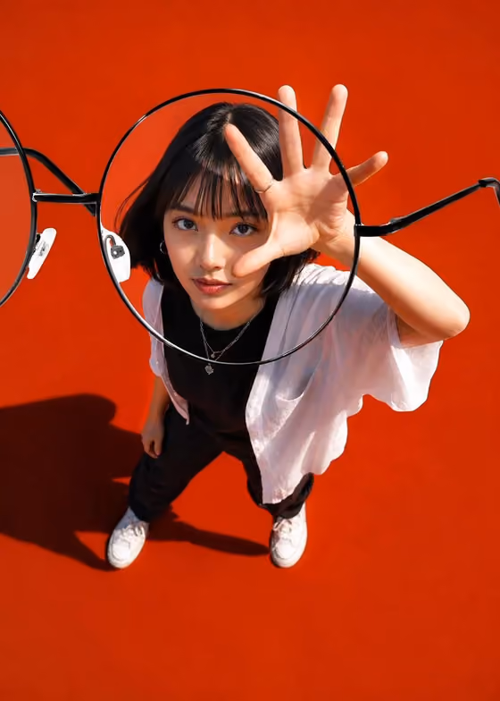 Oversized Eyewear Ad