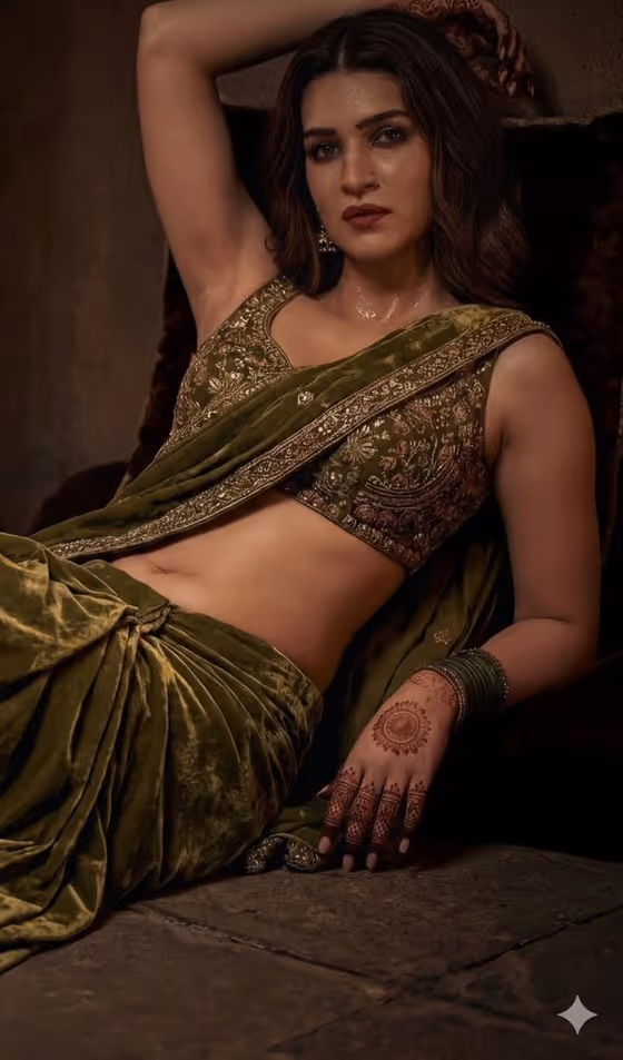 Velvet Saree Portrait