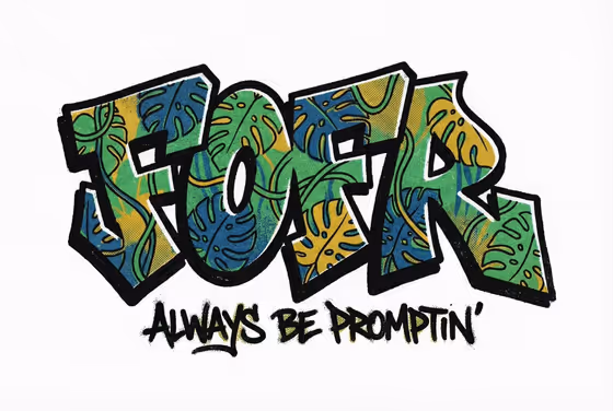 Botanical Graffiti Word template result