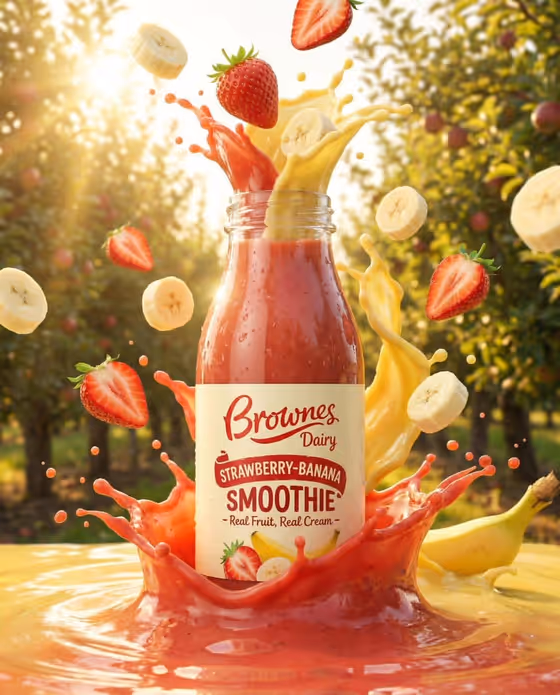Fruit Splash Beverage Ad