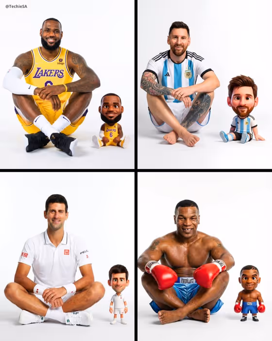 Human and Miniature Self template result
