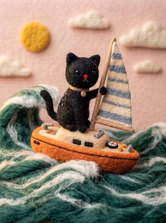 Needle-Felted Miniature