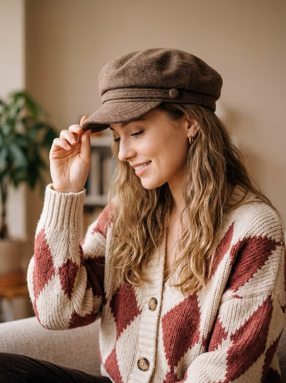 Cozy Cap Portrait template result