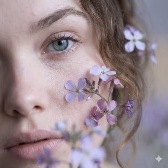 Wildflower Iris Macro template result