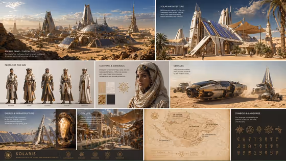 Solar Desert World Bible