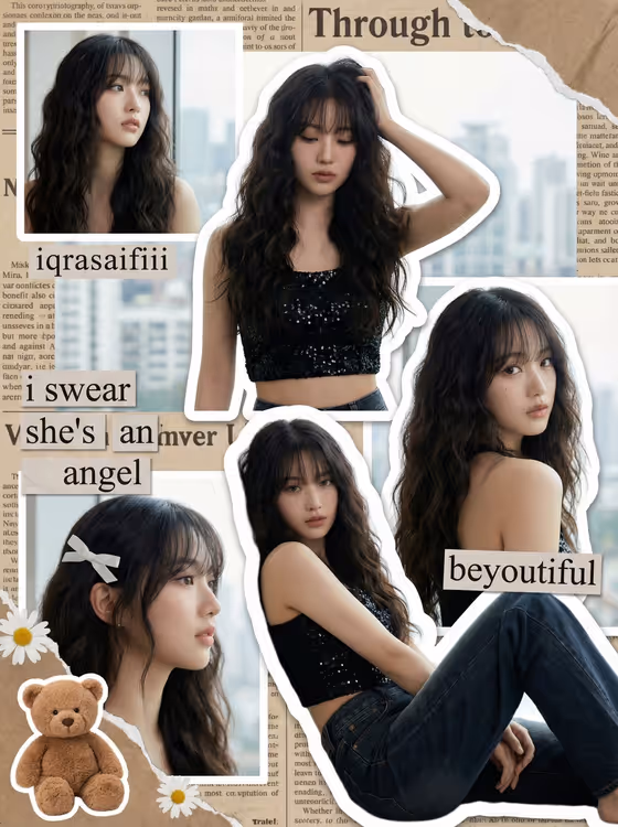 Coquette Fan Scrapbook