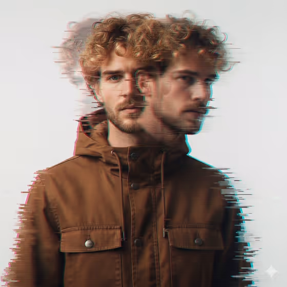 Glitch Double Exposure