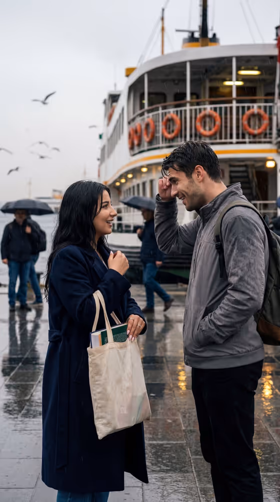 Istanbul Rainy Day At
