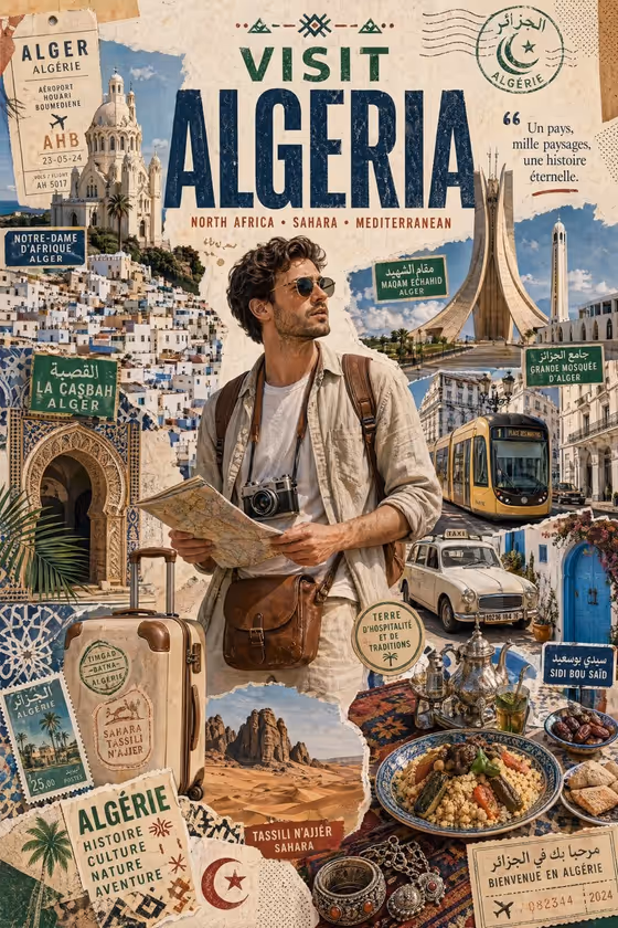 Visit Algeria Collage