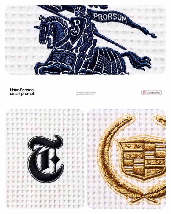 Embroidered Brand Mark Macro