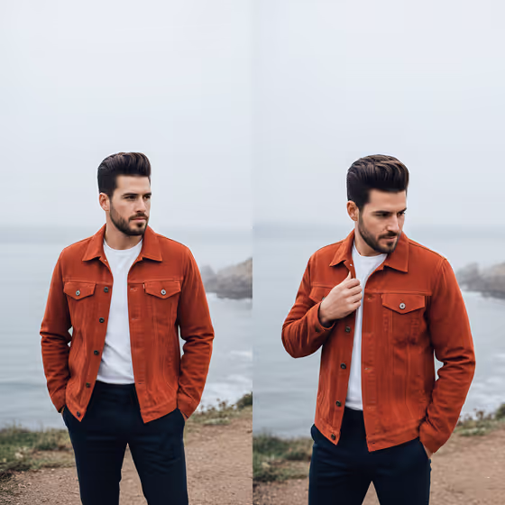 Coastal Cliff Diptych Portrait template result