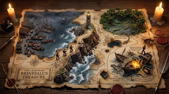 Adventure Treasure Map