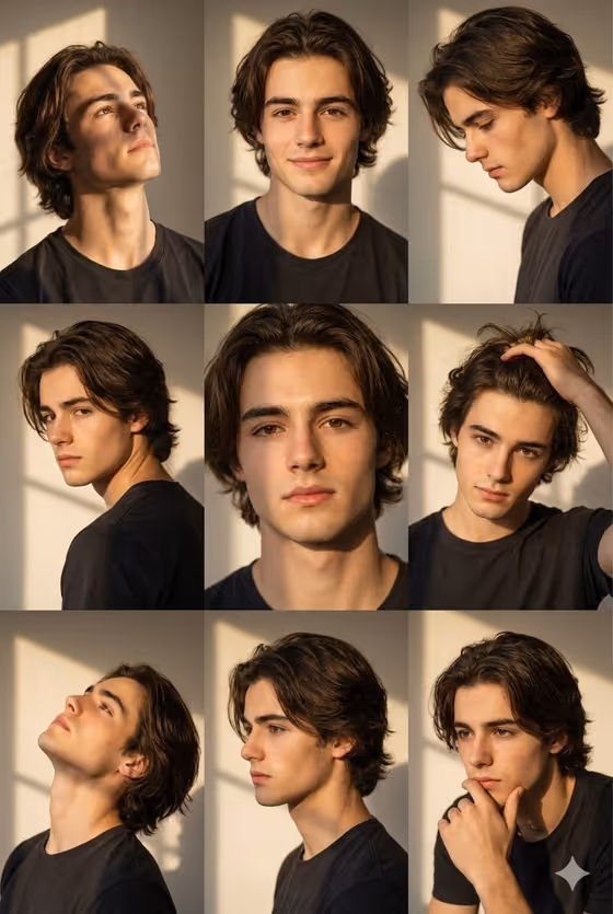 Golden Hour Portrait Collage template result
