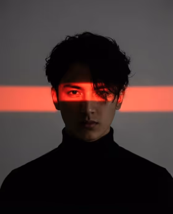 Red Neon Eye-Line
