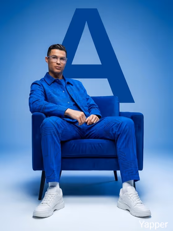 Minimalist Fashion Studio Photoshoot Featuring Stylish People Sitting