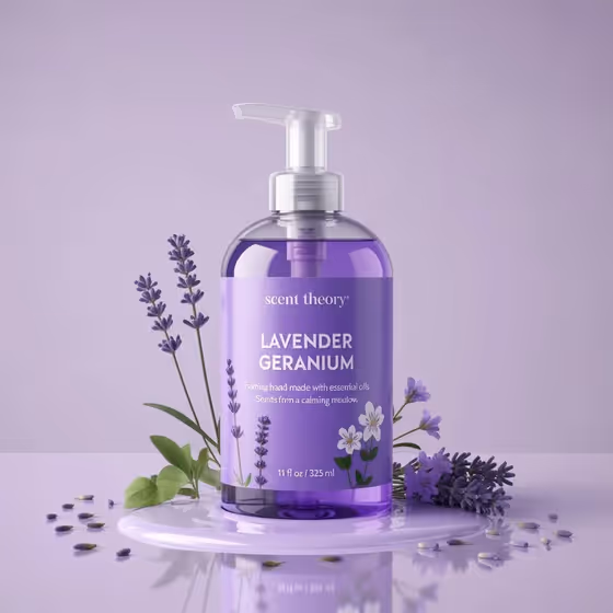 Lavender Bottle Orbit template result