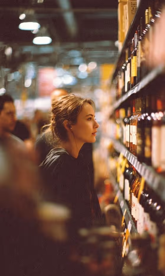 Grocery Aisle Portrait