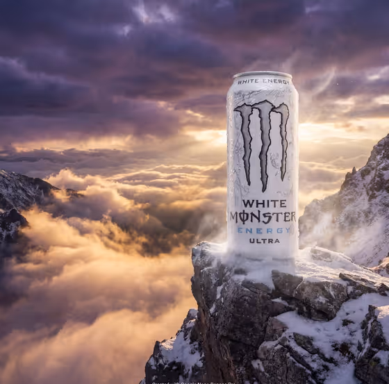 Product Ad Style Ai Image On A Mountain
