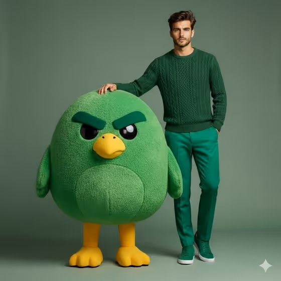 Model and Plush Mascot