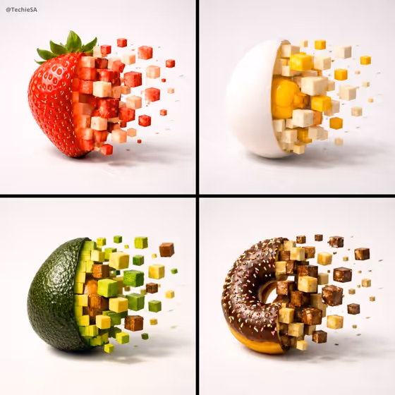 Pixel Food Breakaway