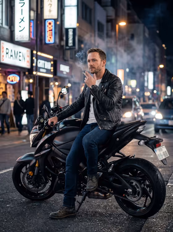Modern Sport Motorbike