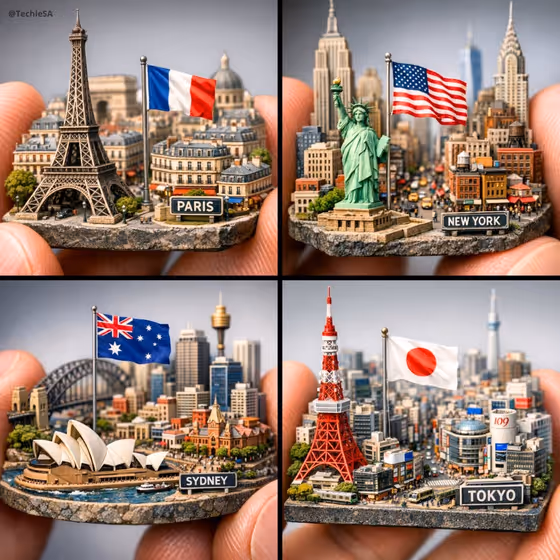 City Between Fingers template result
