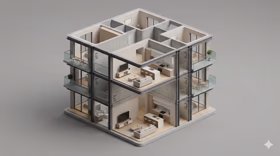 Minimal Cross-Section Diorama template result
