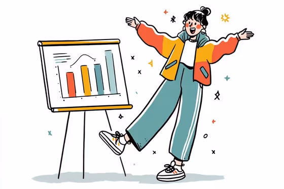 Playful Line Character Illustration template result
