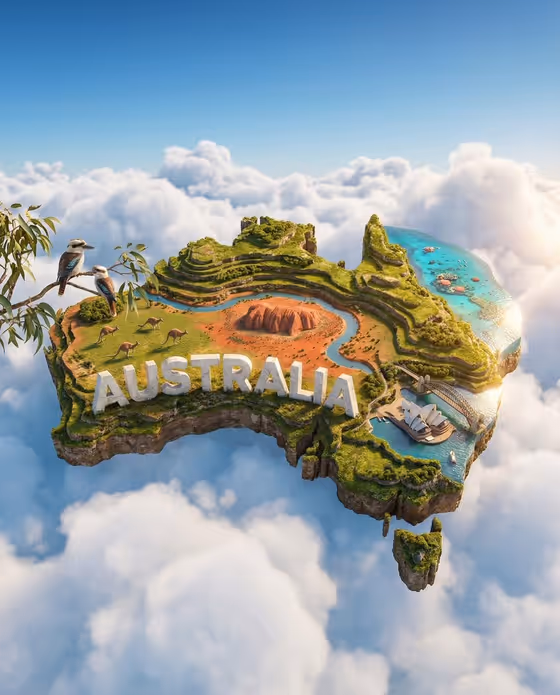 Floating Island Poster