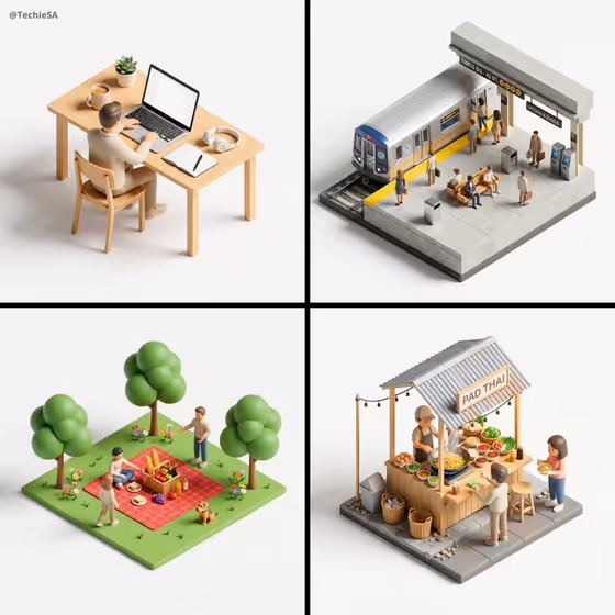 45 Top-Down Isometric Miniature template result