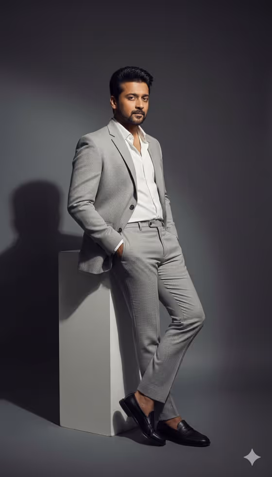 Pedestal Suit Editorial