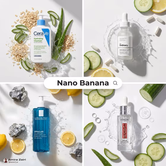 Fresh Ingredient Flat Lay