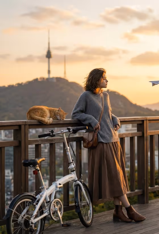 Golden Viewpoint Portrait